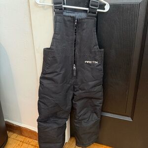 Arctix Toddler Snow Bib Overalls – Black, Size 2T